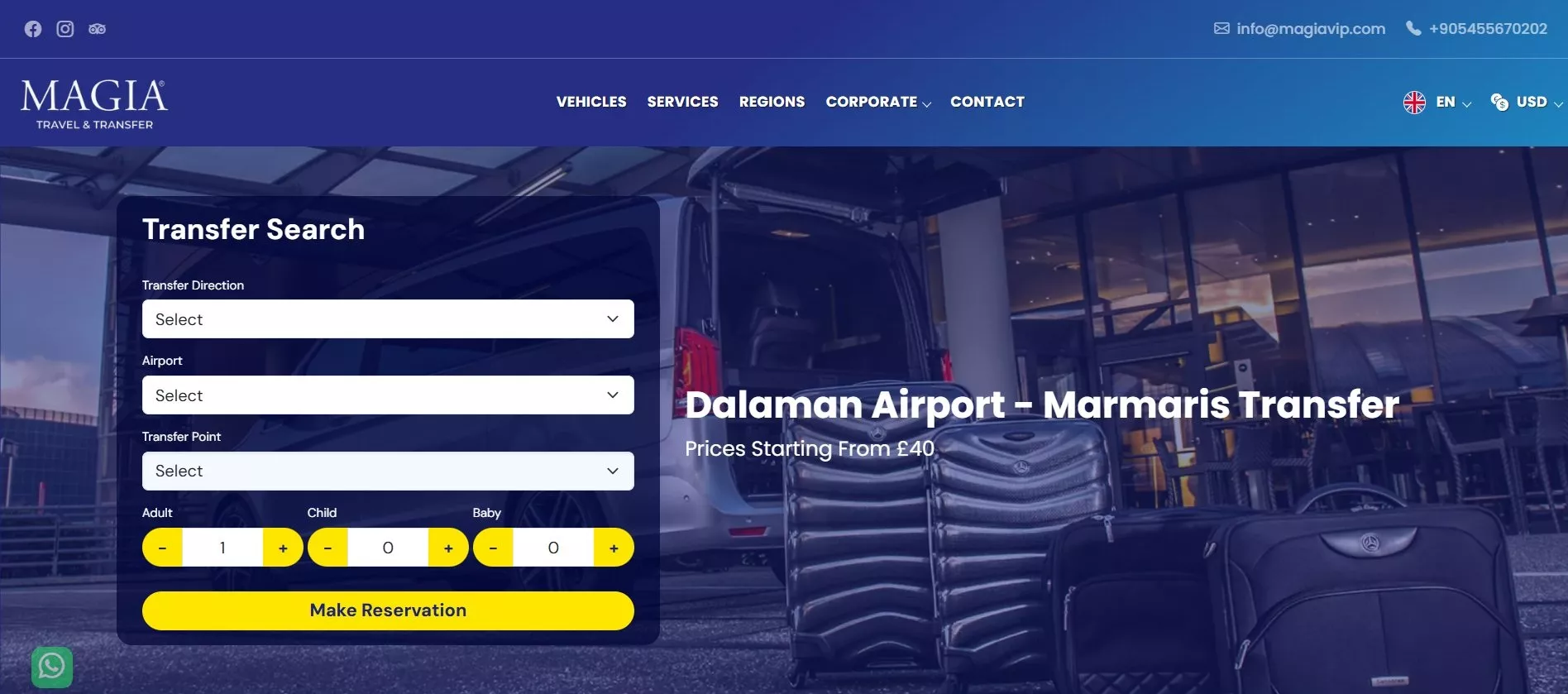 Antalya - Dalaman - Milas - Bodrum Havalimanı Transfer Web Sitesi - Vip Transfer Yazılımı - Transfer Rezervasyon Sistemi