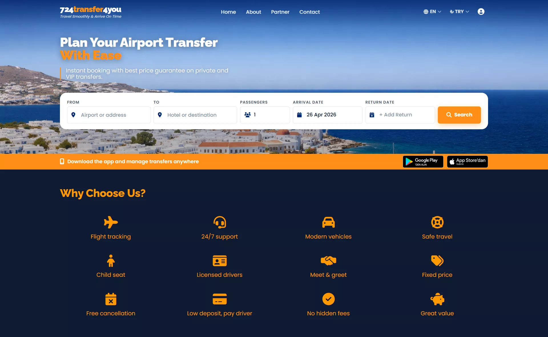 724Transfer4You avusturya merkezli havalimanı transfer pazaryeri